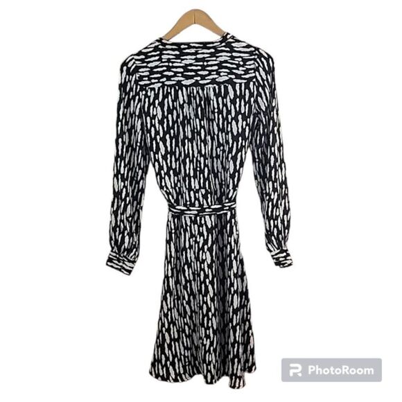 Banana Republic Midi-length Chiffon Shirt Dress With Belt-Size XS - Picture 3 of 7